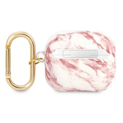 2. Guess GUA3HCHMAP AirPods 3 cover pink/pink Marble Strap Collection