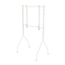 MACLEAN TV STAND / TROLLEY FOR MACLEAN TV, ON WHEELS, 37-80", MAX. LOAD 50KG, MAX. VESA 600X400, WHITE, MC-180