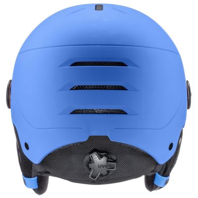 5. Kids' ski helmet UVEX Rocket jr. Visor blue matt
