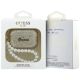 4. Guess Glitter Pearl Strap Case for AirPods Pro 3 - Gold