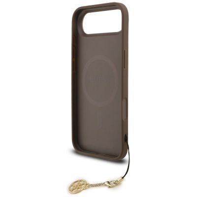 6. Guess 4G Charms Collection MagSafe case for iPhone Air - brown