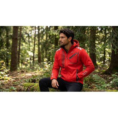 3. Geographical Norway ROYAUTE MEN ASS A BS2 056 Men’s Softshell Jacket (WT1804H/GN-RED / BLACK)