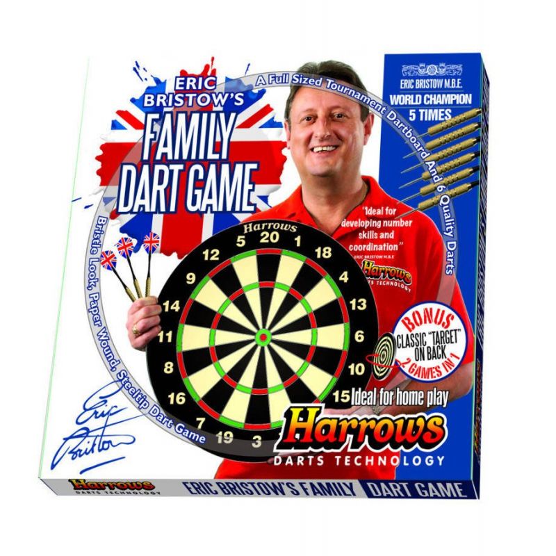 2. Harrows Champion Family Paper Dart Game Double Sided HS-TNK-000013077