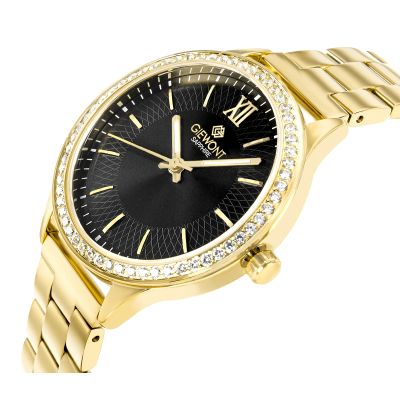 2. Giewont Sapphire Gold Black Women's Watch GW1140-B4