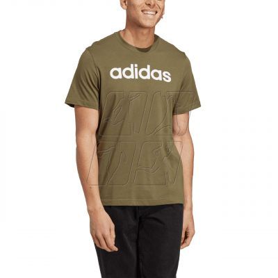 4. adidas Essentials Single Jersey Linear Embroidered Logo Tee M IC9280