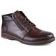 34. Rieker M RKR625 comfortable leather ankle boots lined with wool, brown