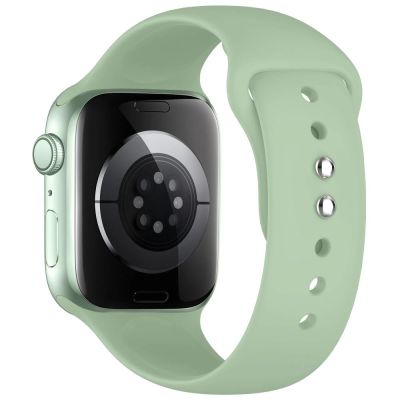 2. Tech-Protect Silicone Strap for Apple Watch 40/41/42 mm - Light Green
