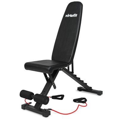12. VIRTUFIT FOLDABLE ADJUSTABLE FITNESS BENCH FB100