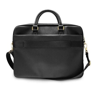 3. Guess Saffiano Script bag for a 16" laptop - black
