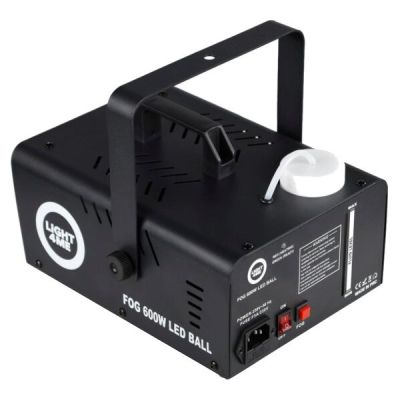 2. LIGHT4ME FOG 600W LED BALL - Smoke/fog machine, backlit smoke effect/disco ball, wireless remote control