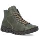 7. Women's ankle boots, green, insulated, Rieker 57501-54