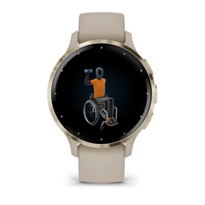 14. Garmin Venu 3S 41 mm Smartwatch, Beige