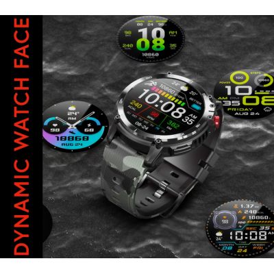 7. Men's Smartwatch RUBICON RNCF08 Black/Camo SMARUB232