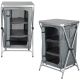 12. FOLDABLE TRAVEL CABINET WITH 3 SHELVES 60x51x98CM ENERO CAMP