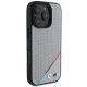 4. BMW M Perforated Tricolor Line MagSafe Case for iPhone 16 Pro - Gray