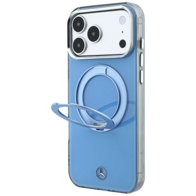 2. Mercedes with ring Stand and Iconic Logo MagSafe case for iPhone 18 Pro Max / 17 Pro Max - blue