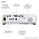 7. EPSON EB-FH06 LCD PROJECTOR, FHD, 3500 ANSI, 16000:1