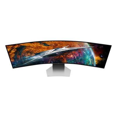 9. Samsung G95SC Computer Monitor 124.5 cm (49") 5120 x 1440 px Dual QHD OLED Silver