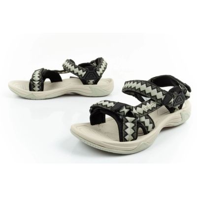8. CMP Hamal women's sandals with Velcro fastening and trekking sole, green