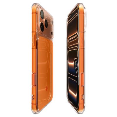 7. Spigen Thin Fit MagSafe Case for iPhone 17 Pro Max - Clear Orange
