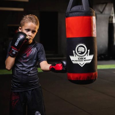 32. 6oz Boxing Gloves for Kids - 4Fighter Red