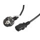 LANBERG POWER CABLE VDE CEE 7/7 -> C13 3M