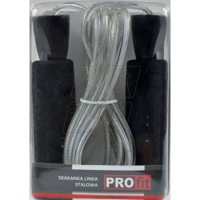 2. Skipping rope with a steel cable PROFIT SPEED / DK 1024