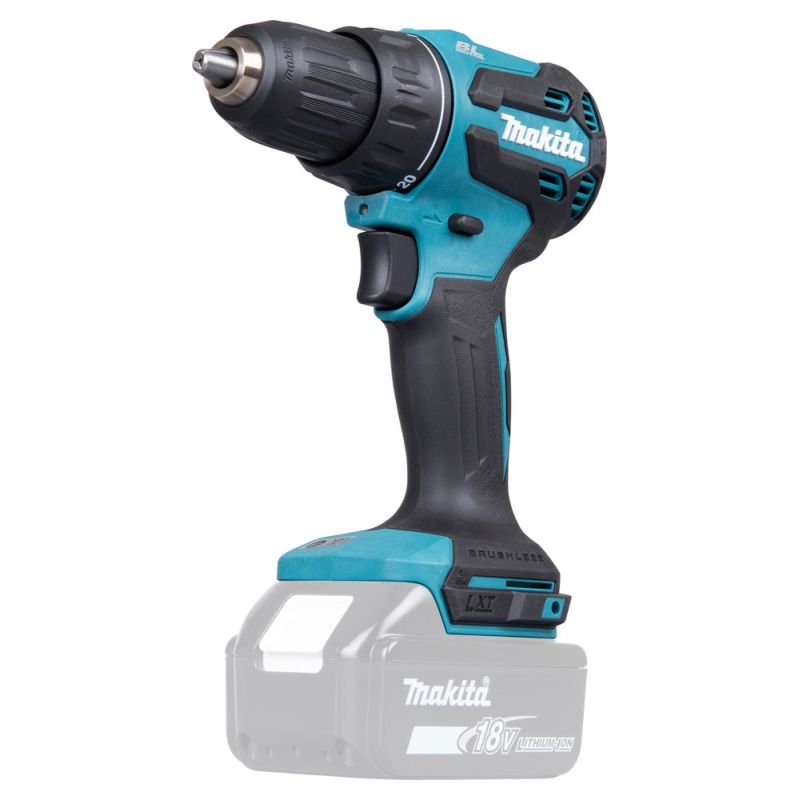 7. Makita DDF490Z Drill 1900 RPM Central Locking 1.7 kg Blue, Black