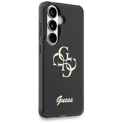 4. Guess IML Big Metal 4G Script case for Samsung Galaxy S26 - black