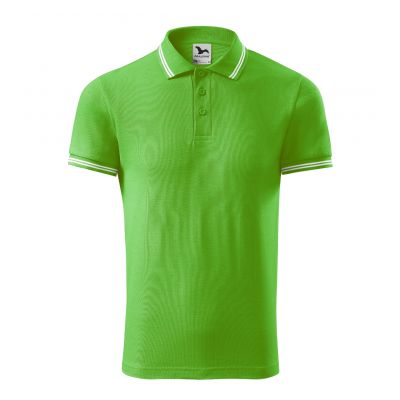 3. Malfini Urban M MLI-21992 green apple polo shirt