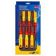 Set of 6 insulated screwdrivers
