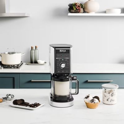 6. Ninja NC502EU Creami Deluxe 10-in-1 Ice Cream Maker Silver
