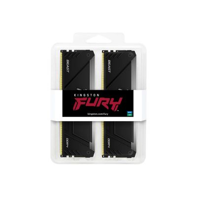 3. KINGSTON DDR4 32GB 3200MT/s CL16 DIMM (Kit of 2) 1Gx8 FURY Beast RGB