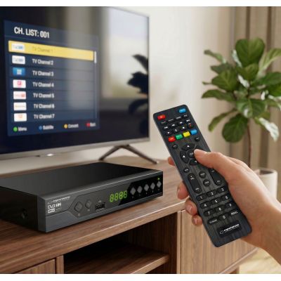 8. ESPERANZA DVB-T2 TUNER H.265/HEVC EV107R
