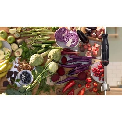 10. Bosch MSM4B6V2 Serie 4 ErgoMaster Hand Blender (1000W; Black)