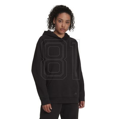 2. Adidas All Sz Fleece Boyfriend Hoodie W HC8823