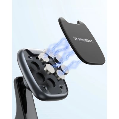 10. Wozinsky WUMTD Magnetic Car Dashboard Phone Holder - Black