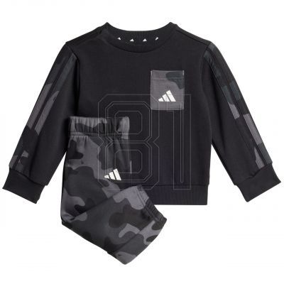 Adidas Infinity Camo FL Set Jr tracksuit JW2456