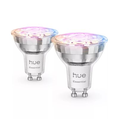 Philips Hue White and color ambiance Essential GU10 - Smart spotlight - 345 lm - 4.7 W - 2 pcs