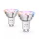 Philips Hue White and color ambiance Essential GU10 - Smart spotlight - 345 lm - 4.7 W - 2 pcs