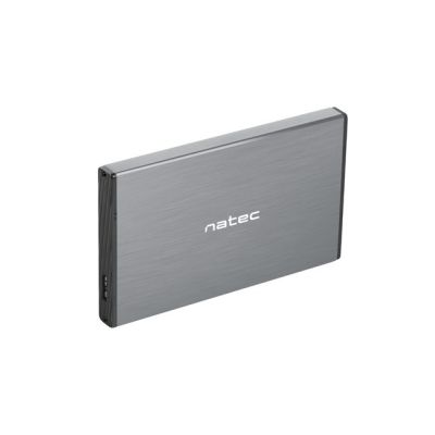 7. NATEC Rhino Go NKZ-1281 Hard Drive Case (2.5"; USB 3.0; Aluminum; Gray)