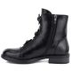 7. Women's ankle boots with decorative flowers, insulated, black, Potocki SZ12852