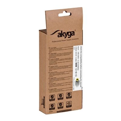 5. Akyga AK-ND-18 AC Adapter for IBM, Lenovo Notebook (20V; 4.5A; 90W; 7.9mm x 5.5mm)