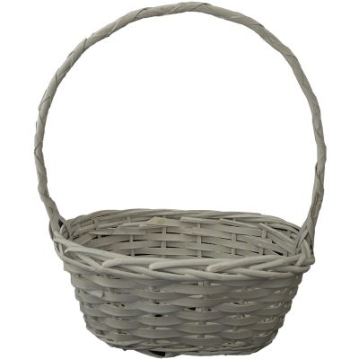 EASTER BASKET 28x15x35CM WHITE