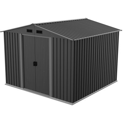 9. METAL GARDEN TOOL HOUSE 257X257X202CM