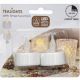 19. SET OF 2 TEA LIGHT LED TIMER CANDLES WHITE
