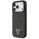 2. Guess Leather 4G Triangle Strass MagSafe Case for iPhone 18 Pro / 17 Pro - Black