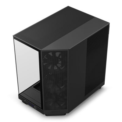 8. NZXT H6 FLOW MIDI TOWER COMPUTER CASE WITH WINDOW BLACK