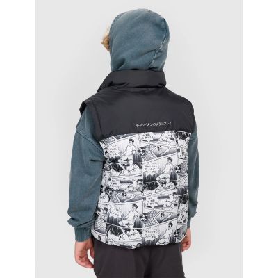 2. Boy's down vest with synthetic filling 4F 4FJRAW25TVJAM321-10A