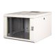 Wall-mounted cabinet 19" 7HE Digitus 420x600x600 mm, gray (RAL 7035)